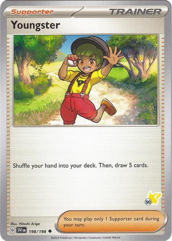 Youngster (198/198) (Pikachu Stamp #50) [Battle Academy 2024] - The Mythic Store | 24h Order Processing