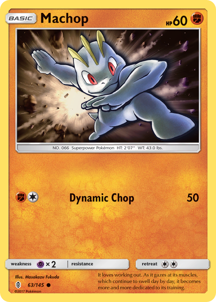 Machop (63/145) [Sun & Moon: Guardians Rising] - The Mythic Store | 24h Order Processing