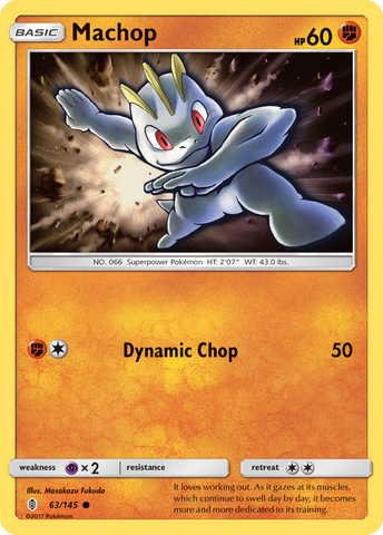 Machop (63/145) [Sun & Moon: Guardians Rising] - The Mythic Store | 24h Order Processing