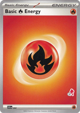 Basic Fire Energy (002) (Armarouge Stamp #3) [Battle Academy 2024] - The Mythic Store | 24h Order Processing