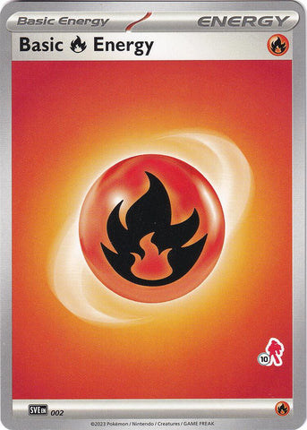 Basic Fire Energy (002) (Armarouge Stamp #10) [Battle Academy 2024] - The Mythic Store | 24h Order Processing