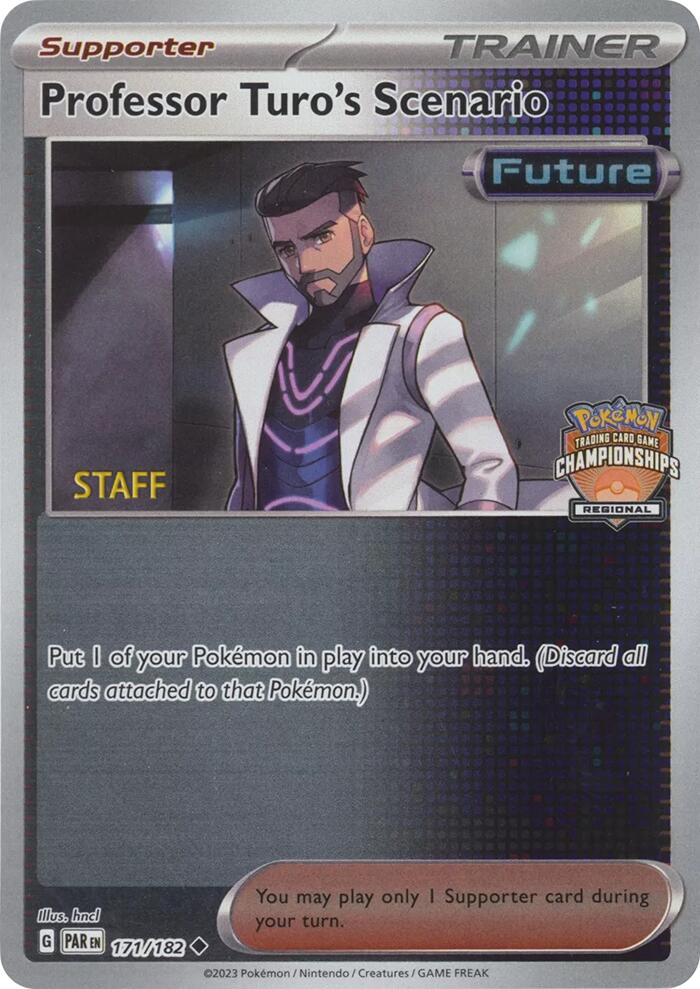 Professor Turo's Scenario (171/182) (2023 Regional Championships Staff) [League & Championship Cards] - The Mythic Store | 24h Order Processing