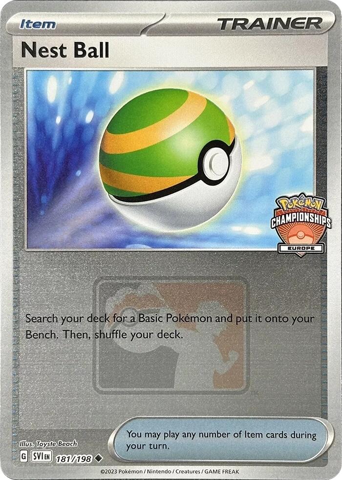 Nest Ball (181/198) (2024 Europe Championships) [League & Championship Cards] - The Mythic Store | 24h Order Processing