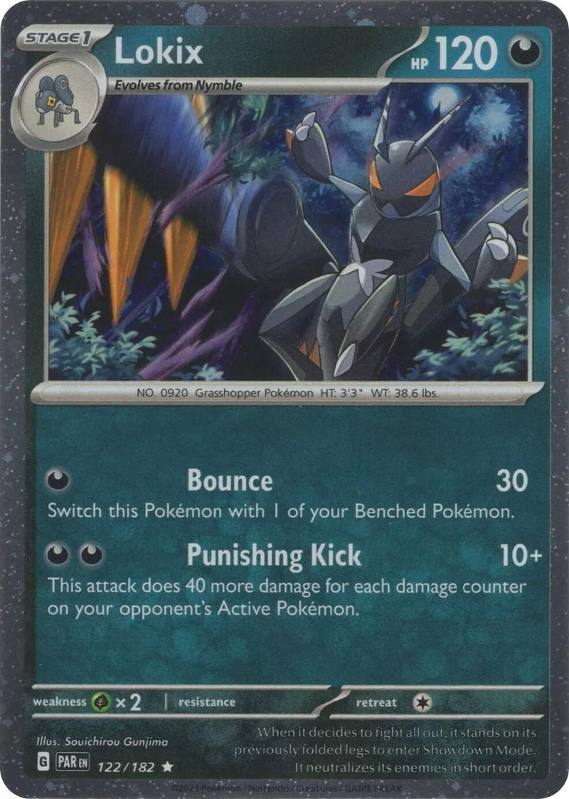 Lokix (122/182) (Cosmos Holo) [Scarlet & Violet: Paradox Rift] - The Mythic Store | 24h Order Processing