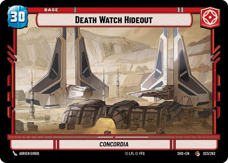 Death Watch Hideout // Shield (023 // T02) [Shadows of the Galaxy] - The Mythic Store | 24h Order Processing