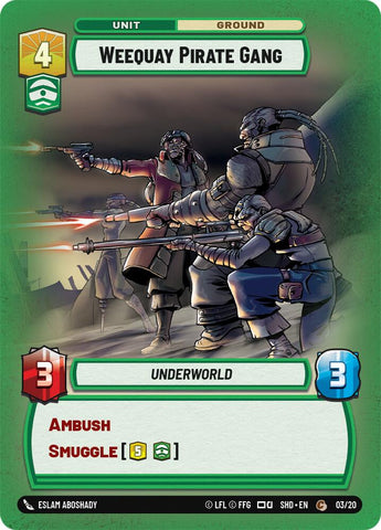 Weequay Pirate Gang (03/20) (03/20) [Shadows of the Galaxy: Weekly Play] - The Mythic Store | 24h Order Processing