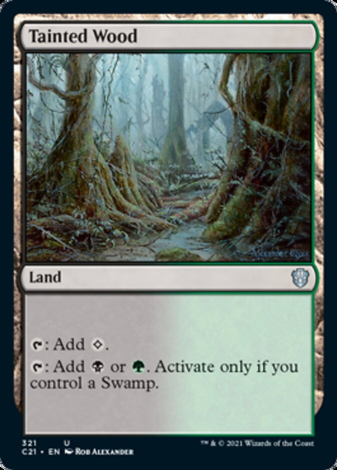 Tainted Wood [Commander 2021] - The Mythic Store | 24h Order Processing