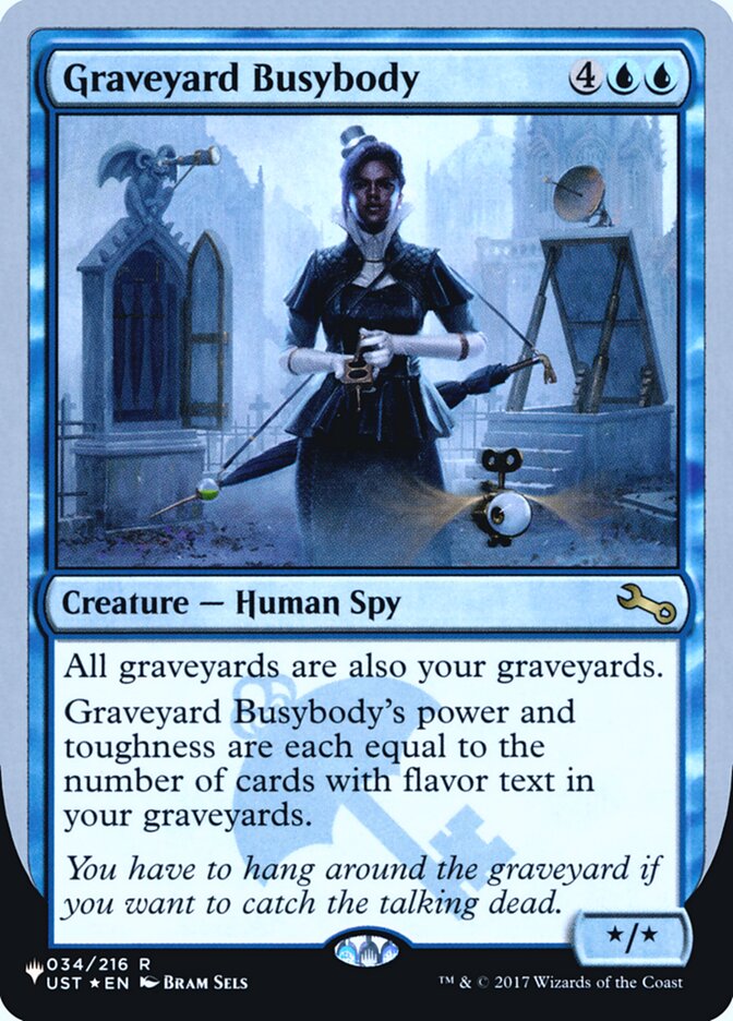 Graveyard Busybody (Unfinity Foil Edition) [The List] - The Mythic Store | 24h Order Processing