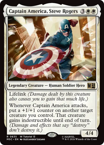 Captain America, Steve Rogers [Marvel Super Heroes Commander] - The Mythic Store | 24h Order Processing