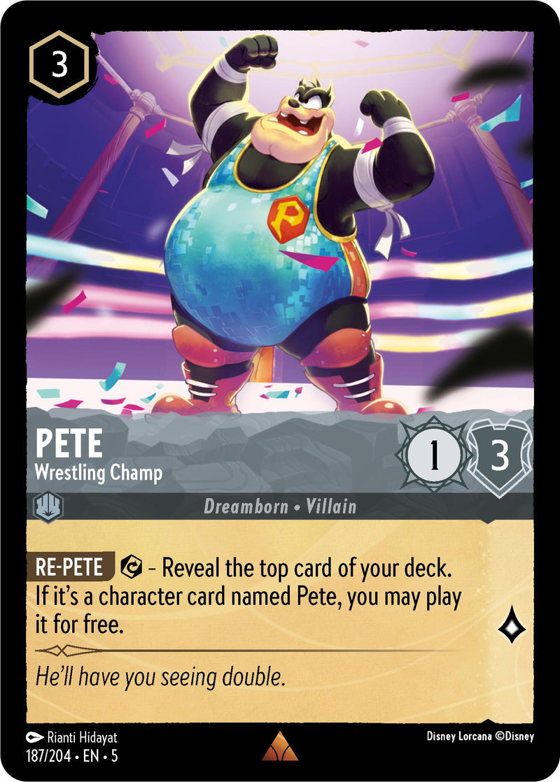 Pete - Wrestling Champ (187/204) [Shimmering Skies] - The Mythic Store | 24h Order Processing