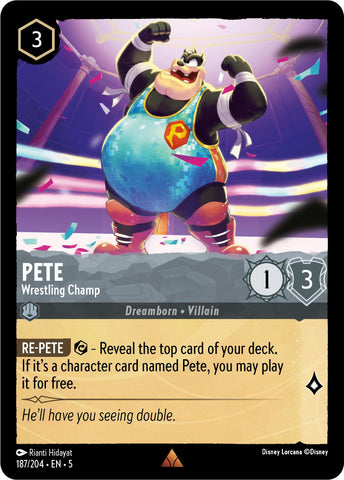 Pete - Wrestling Champ (187/204) [Shimmering Skies] - The Mythic Store | 24h Order Processing