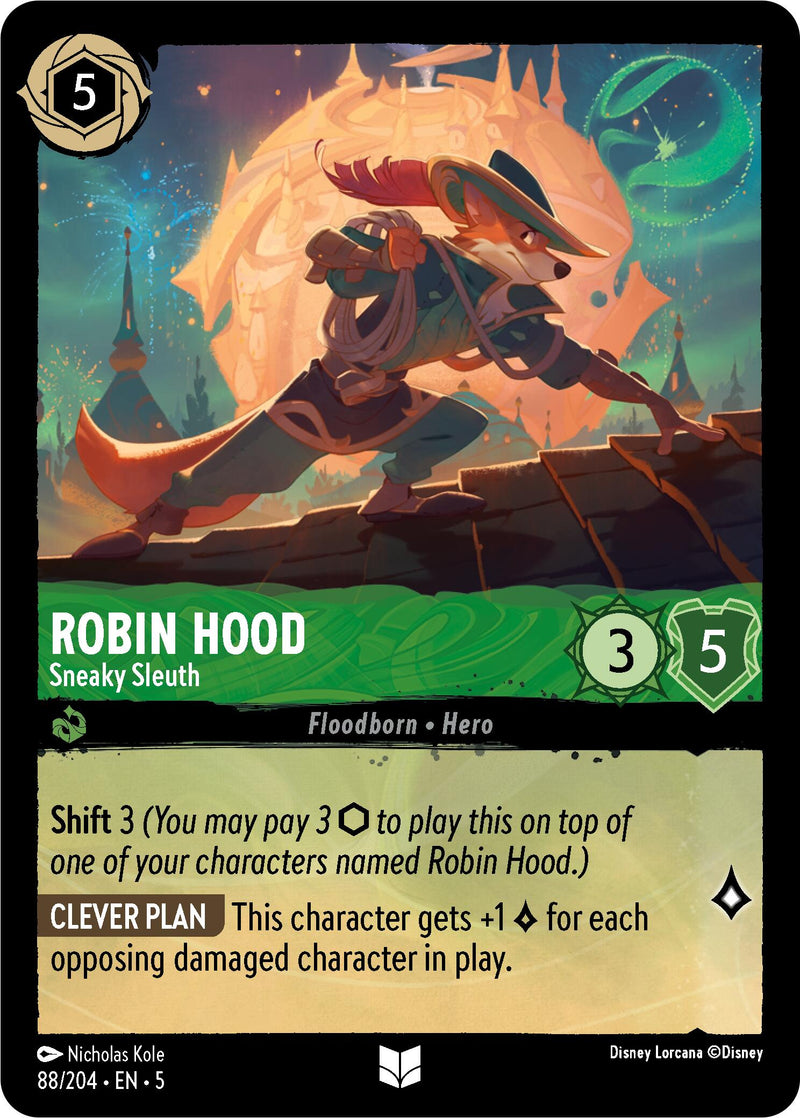 Robin Hood - Sneaky Sleuth (88/204) [Shimmering Skies] - The Mythic Store | 24h Order Processing