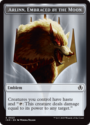 Wolf (0018) // Emblem - Arlinn, Embraces by the Moon Double-Sided Token [Innistrad Remastered Tokens] - The Mythic Store | 24h Order Processing