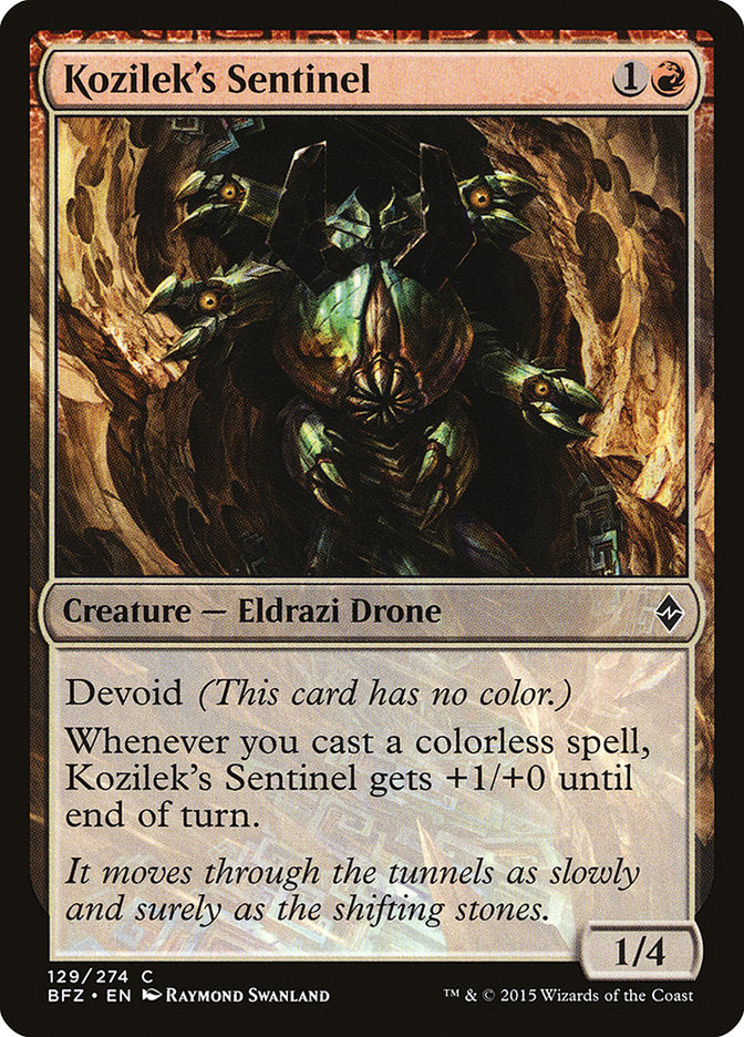 Kozilek's Sentinel [Battle for Zendikar] - The Mythic Store | 24h Order Processing