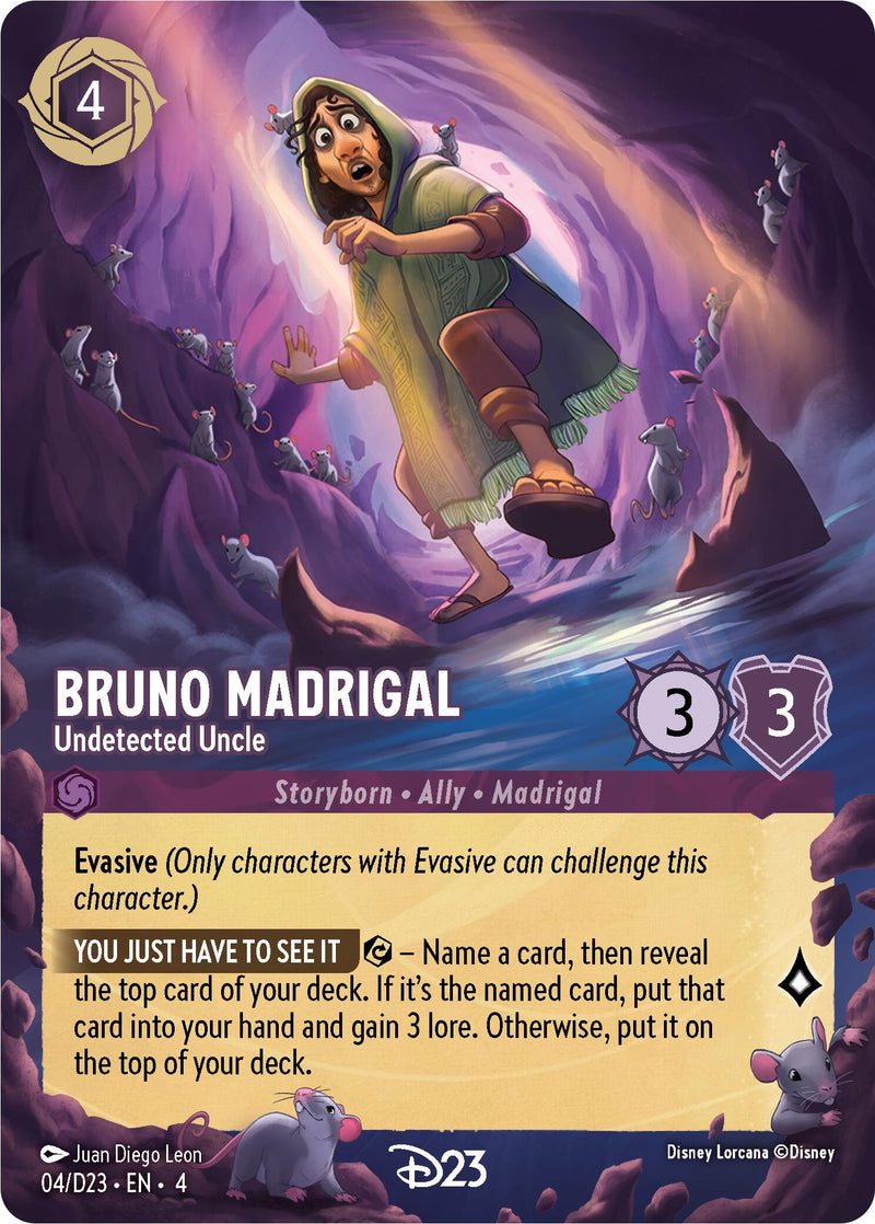 Bruno Madrigal - Undetected Uncle (4) [D23 Promos] - The Mythic Store | 24h Order Processing