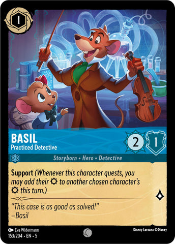 Basil - Practiced Detective (153/204) [Shimmering Skies] - The Mythic Store | 24h Order Processing