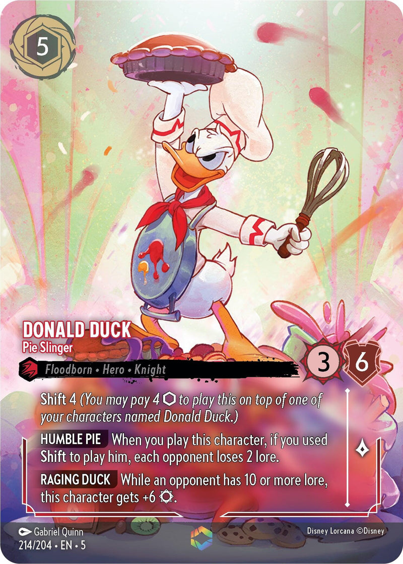 Donald Duck - Pie Slinger (Enchanted) (214/204) [Shimmering Skies] - The Mythic Store | 24h Order Processing