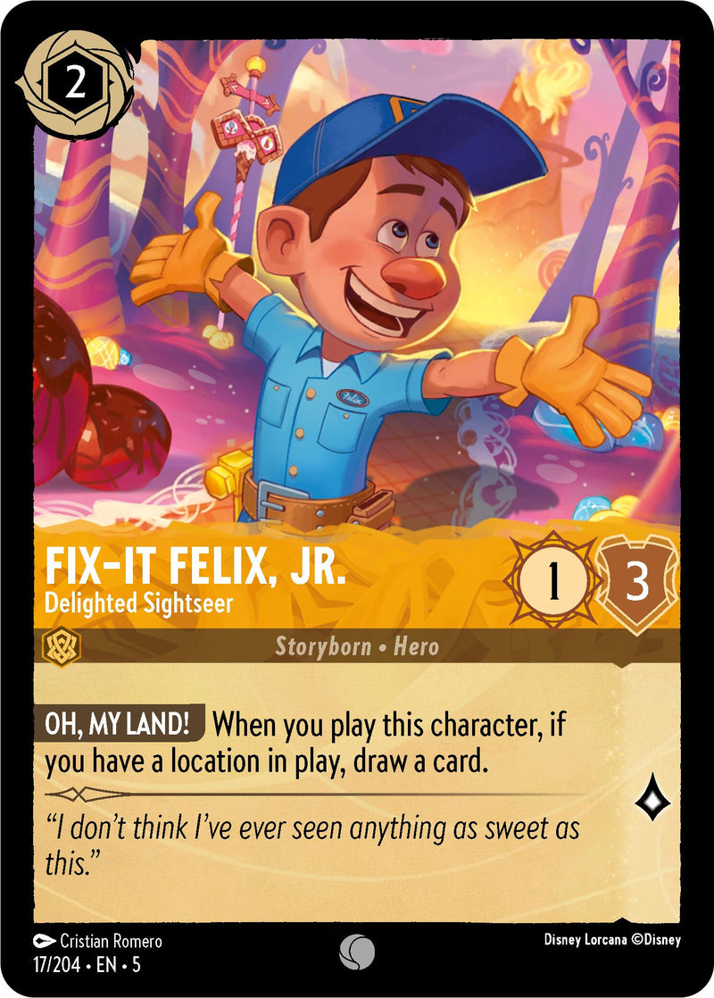 Fix-It Felix, Jr. - Delighted Sightseer (17/204) [Shimmering Skies] - The Mythic Store | 24h Order Processing