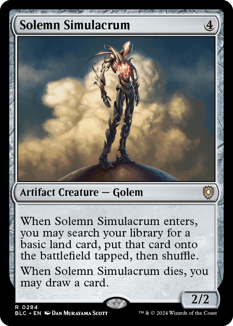 Solemn Simulacrum [Bloomburrow Commander] - The Mythic Store | 24h Order Processing