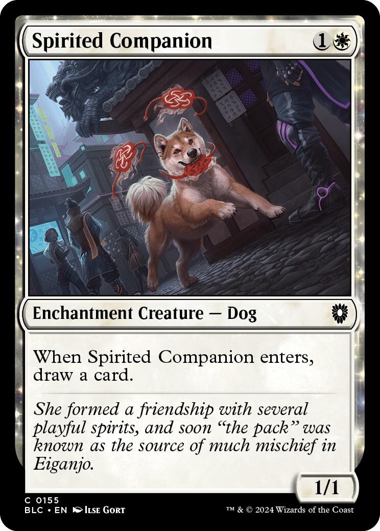 Spirited Companion [Bloomburrow Commander] - The Mythic Store | 24h Order Processing