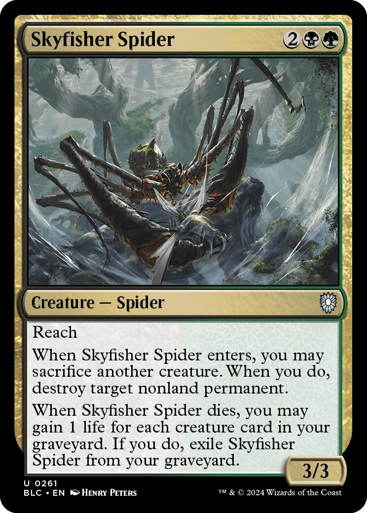 Skyfisher Spider [Bloomburrow Commander] - The Mythic Store | 24h Order Processing