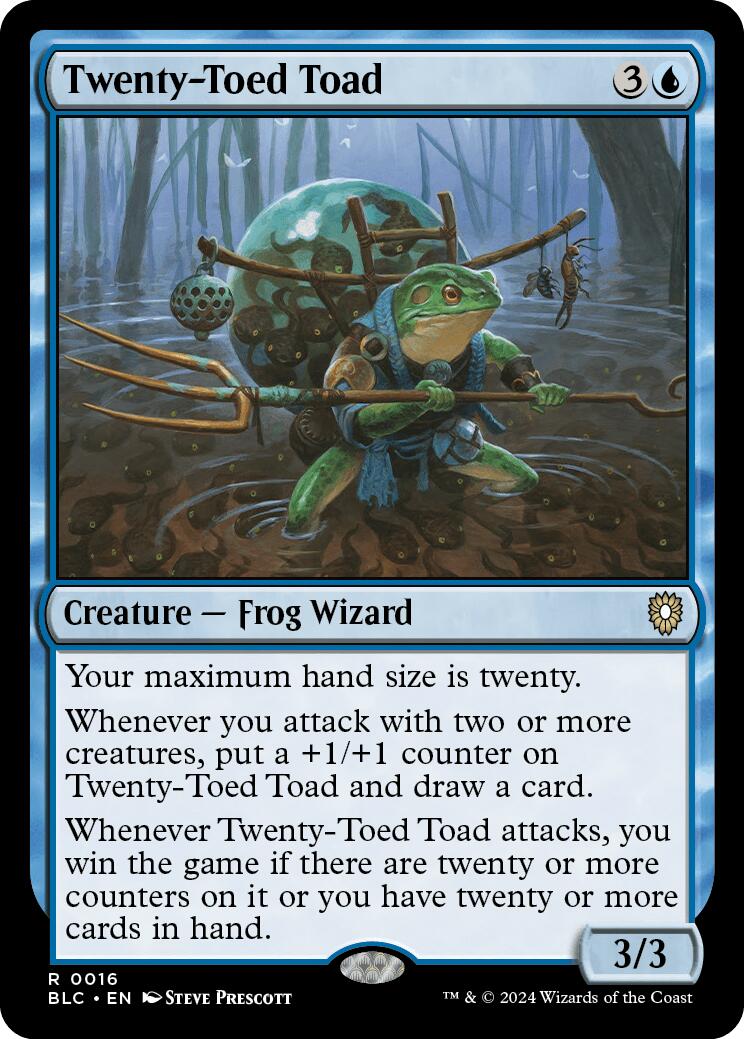 Twenty-Toed Toad [Bloomburrow Commander] - The Mythic Store | 24h Order Processing