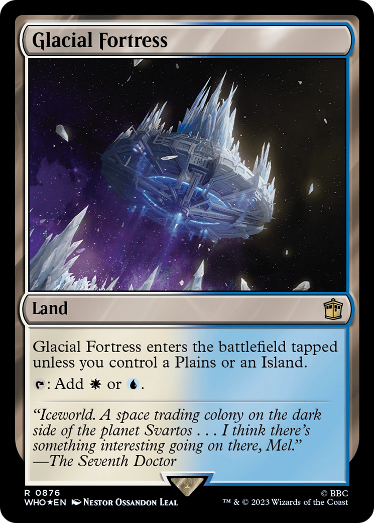 Glacial Fortress (Surge Foil) [Doctor Who] - The Mythic Store | 24h Order Processing