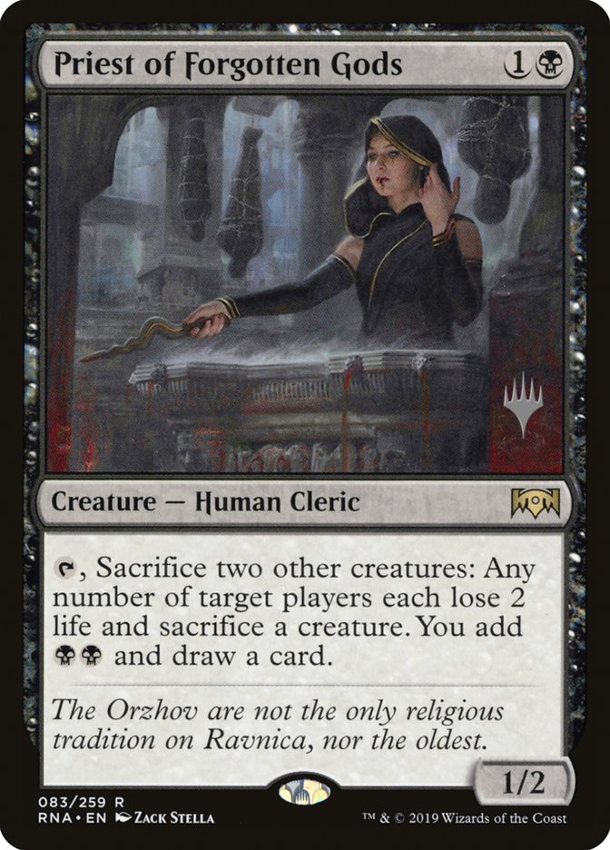 Priest of Forgotten Gods (Promo Pack) [Ravnica Allegiance Promos] - The Mythic Store | 24h Order Processing