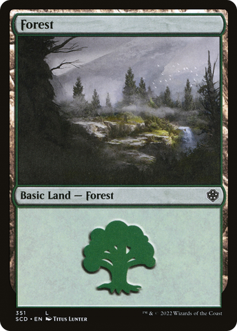Forest (351) [Starter Commander Decks] - The Mythic Store | 24h Order Processing