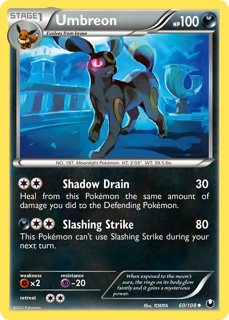 Umbreon (60/108) [Black & White: Dark Explorers] - The Mythic Store | 24h Order Processing