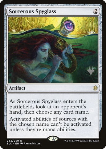 Sorcerous Spyglass (Promo Pack) [Throne of Eldraine Promos] - The Mythic Store | 24h Order Processing