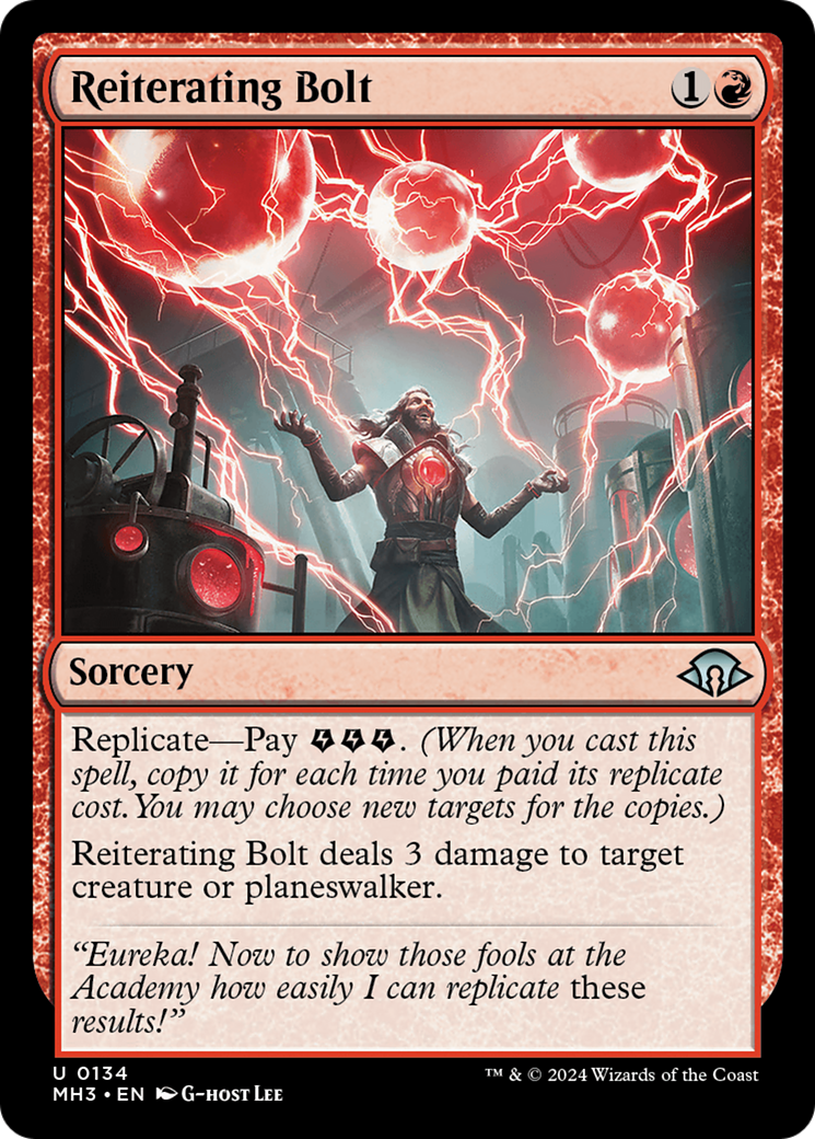 Reiterating Bolt [Modern Horizons 3] - The Mythic Store | 24h Order Processing