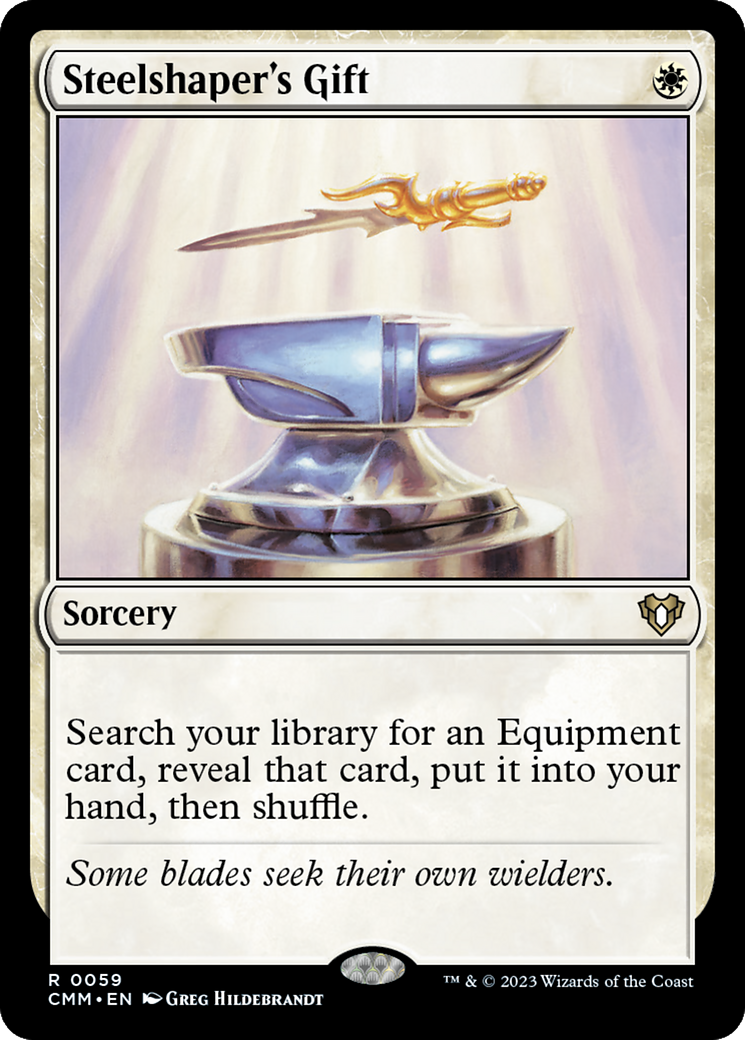 Steelshaper's Gift [Commander Masters] - The Mythic Store | 24h Order Processing