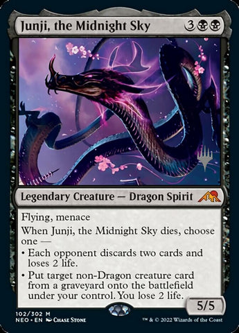 Junji, the Midnight Sky (Promo Pack) [Kamigawa: Neon Dynasty Promos] - The Mythic Store | 24h Order Processing