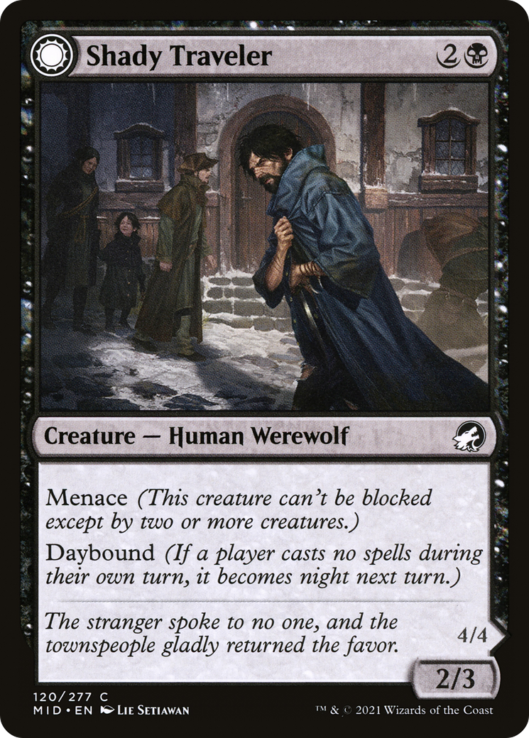 Shady Traveler // Stalking Predator [Innistrad: Midnight Hunt] - The Mythic Store | 24h Order Processing