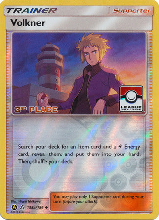 Volkner (135a/156) (League Challenge 3rd Place) [Sun & Moon: Ultra Prism] - The Mythic Store | 24h Order Processing
