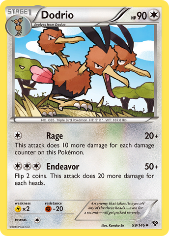 Dodrio (99/146) [XY: Base Set] - The Mythic Store | 24h Order Processing