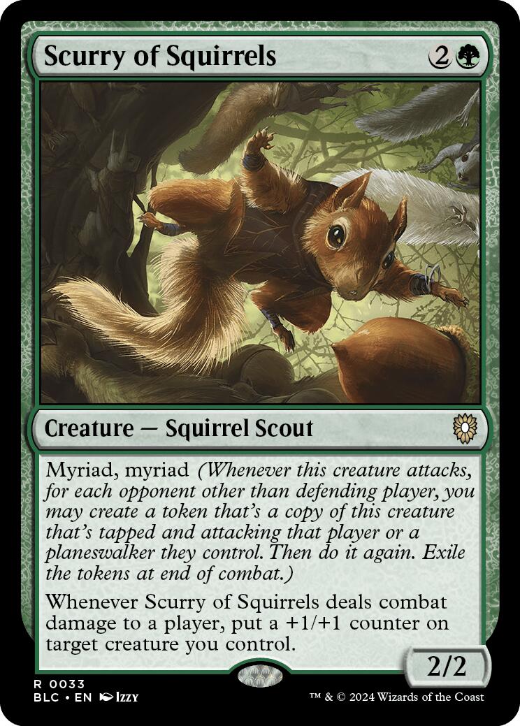 Scurry of Squirrels [Bloomburrow Commander] - The Mythic Store | 24h Order Processing