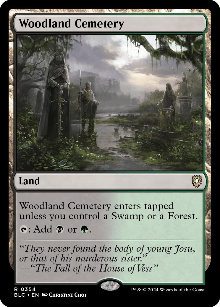 Woodland Cemetery [Bloomburrow Commander] - The Mythic Store | 24h Order Processing