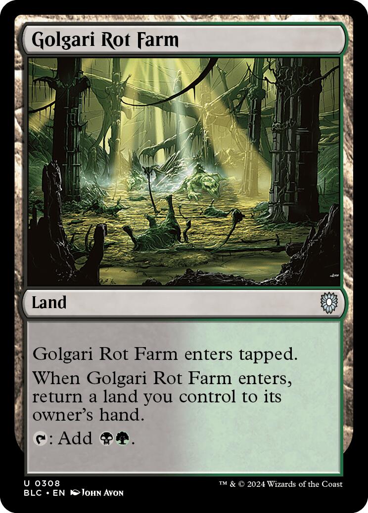 Golgari Rot Farm [Bloomburrow Commander] - The Mythic Store | 24h Order Processing