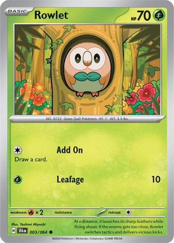 Rowlet (003/064) [Scarlet & Violet: Shrouded Fable] - The Mythic Store | 24h Order Processing