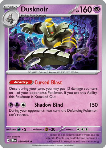 Dusknoir (020/064) [Scarlet & Violet: Shrouded Fable] - The Mythic Store | 24h Order Processing