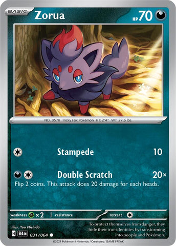 Zorua (031/064) [Scarlet & Violet: Shrouded Fable] - The Mythic Store | 24h Order Processing