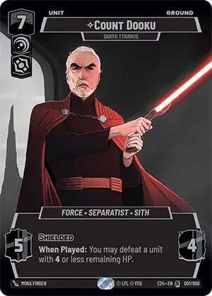 Count Dooku - Darth Tyranus (2024 Convention Exclusive) (001/006) [Miscellaneous] - The Mythic Store | 24h Order Processing