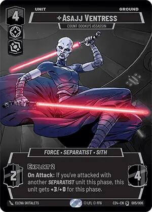 Asajj Ventress - Count Dooku's Assassin (2024 Convention Exclusive) (005/006) [Miscellaneous] - The Mythic Store | 24h Order Processing