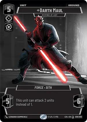 Darth Maul - Revenge at Last (006/006) (2024 Convention Exclusive) (006/006) [Miscellaneous] - The Mythic Store | 24h Order Processing