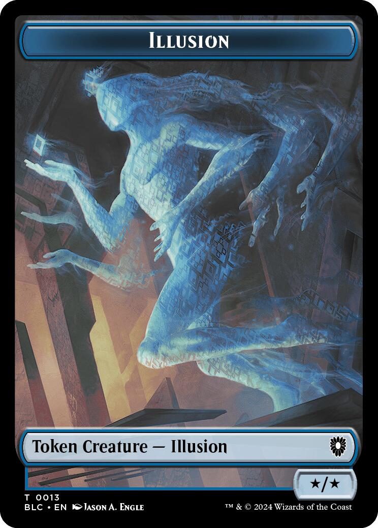 Illusion // Goblin Double-Sided Token [Bloomburrow Commander Tokens] - The Mythic Store | 24h Order Processing