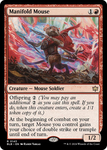 Manifold Mouse (Promo Pack) [Bloomburrow Promos] - The Mythic Store | 24h Order Processing