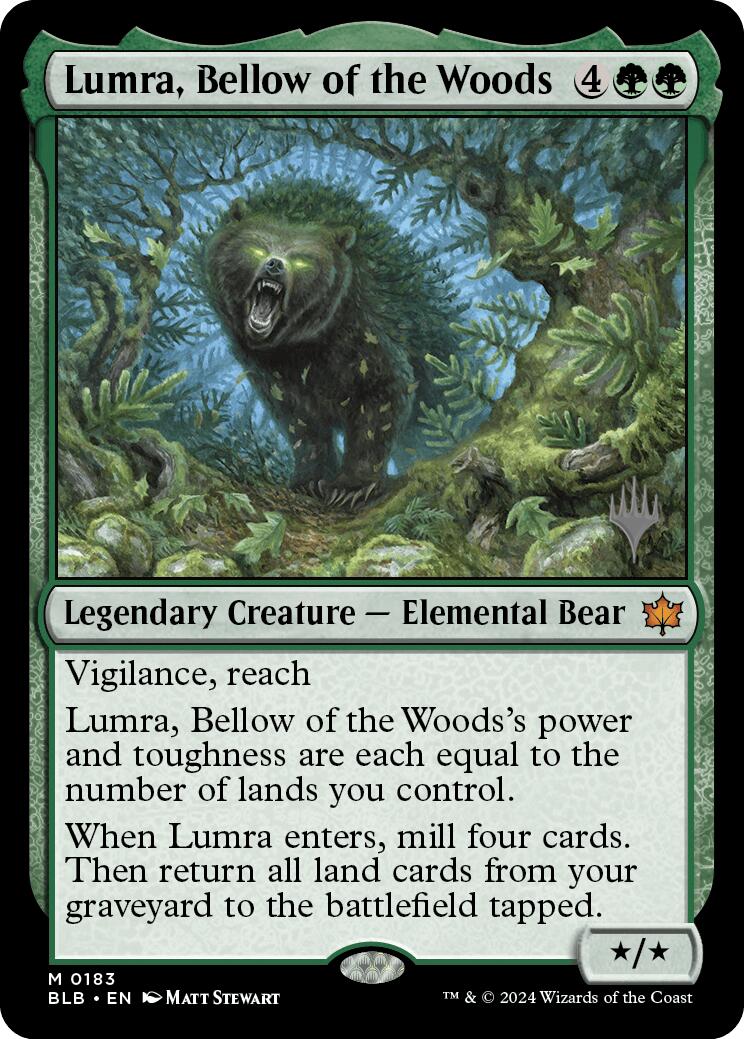 Lumra, Bellow of the Woods (Promo Pack) [Bloomburrow Promos] - The Mythic Store | 24h Order Processing