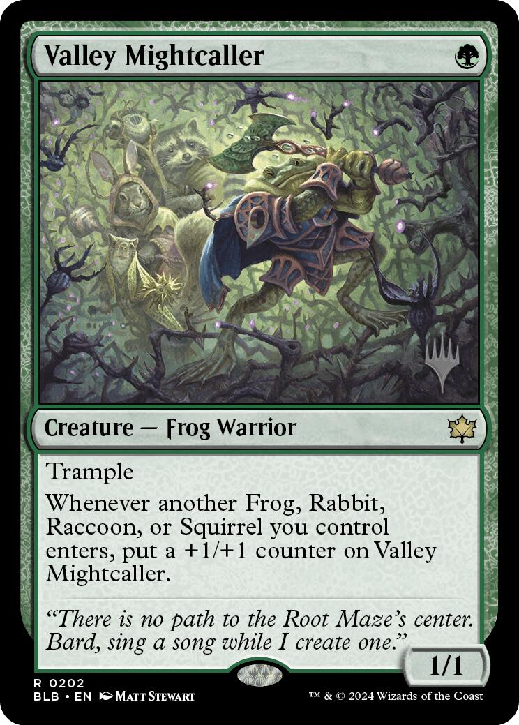 Valley Mightcaller (Promo Pack) [Bloomburrow Promos] - The Mythic Store | 24h Order Processing